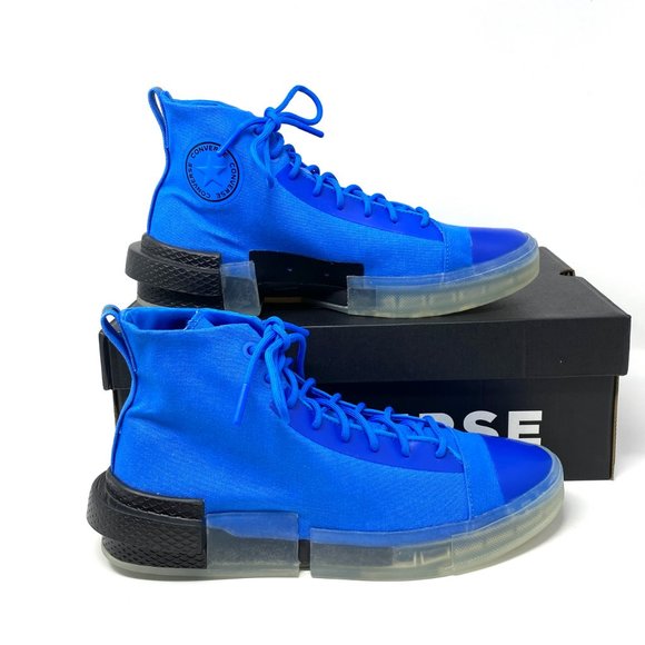 Converse Digital Terrain Disrupt CX High Top Blue Canvas Sneaker Men's 170362C - Picture 2 of 10